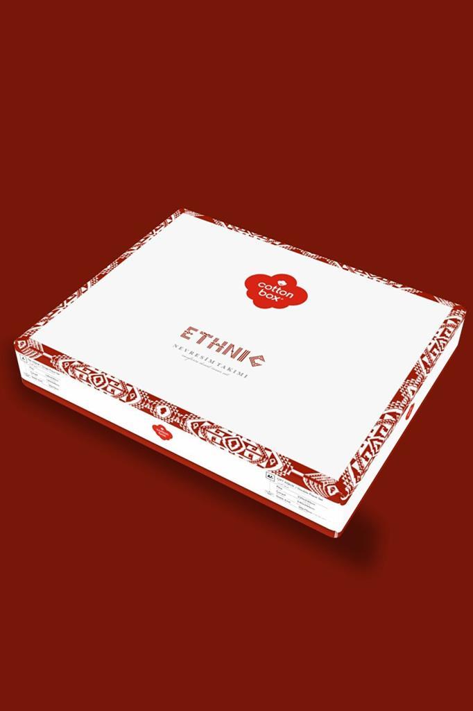 Etnich Nev Takımı Çift Kişilik Elvira Siyah Etnich Nevresim Takımı Çift Kişilik Elvira Siyah
