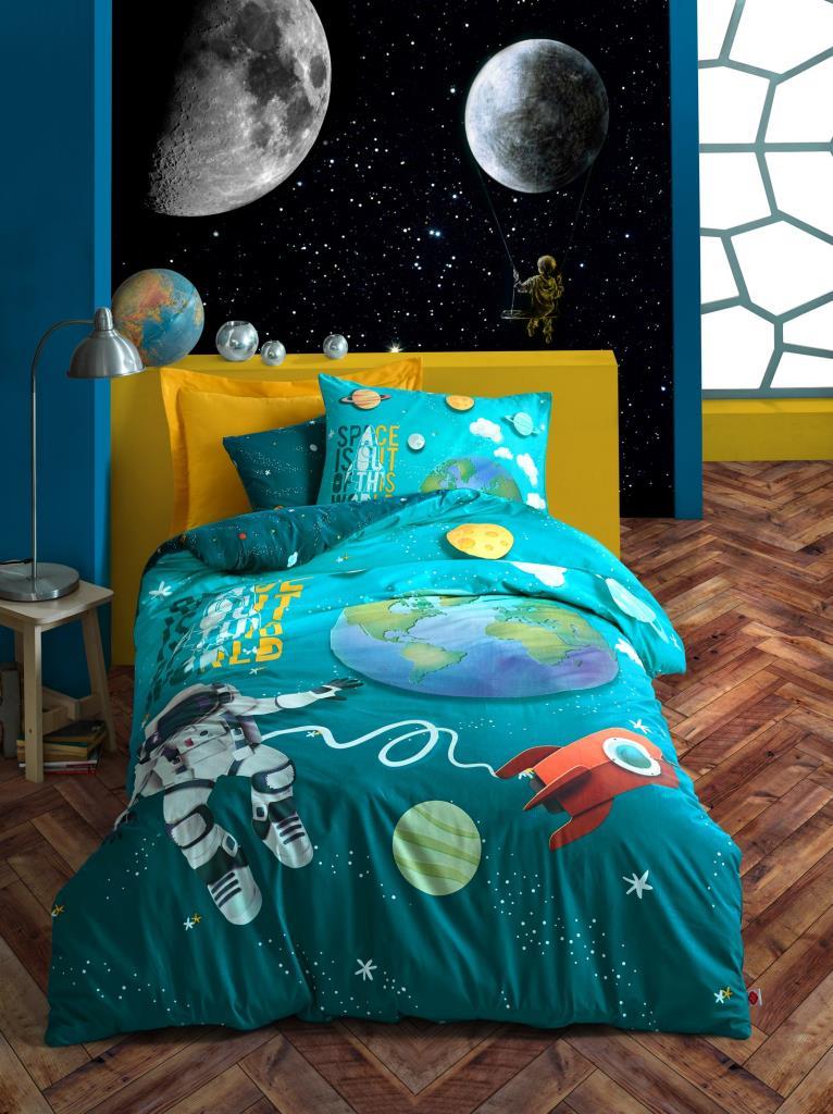 Genç Ranforce Nev Takımı Tek Kişilik Little Astronaut Turkuaz