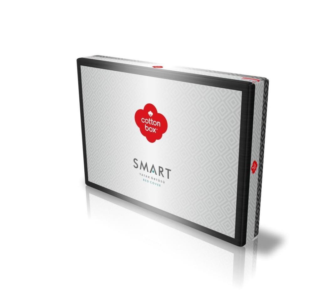 Smart Çift Kişilik Yatak Örtüsü Bertha Antrasit Smart Çift Kişilik Yatak Örtüsü Bertha Antrasit