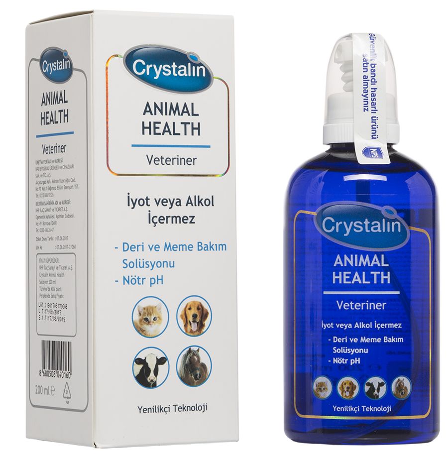 Crystalin Kedi Köpek İçin Göz, Kulak ve Ağız Bakım Solüsyonu 250 ml Crystalin Kedi Köpek İçin Göz, Kulak ve Ağız Bakım Solüsyonu 250 ml