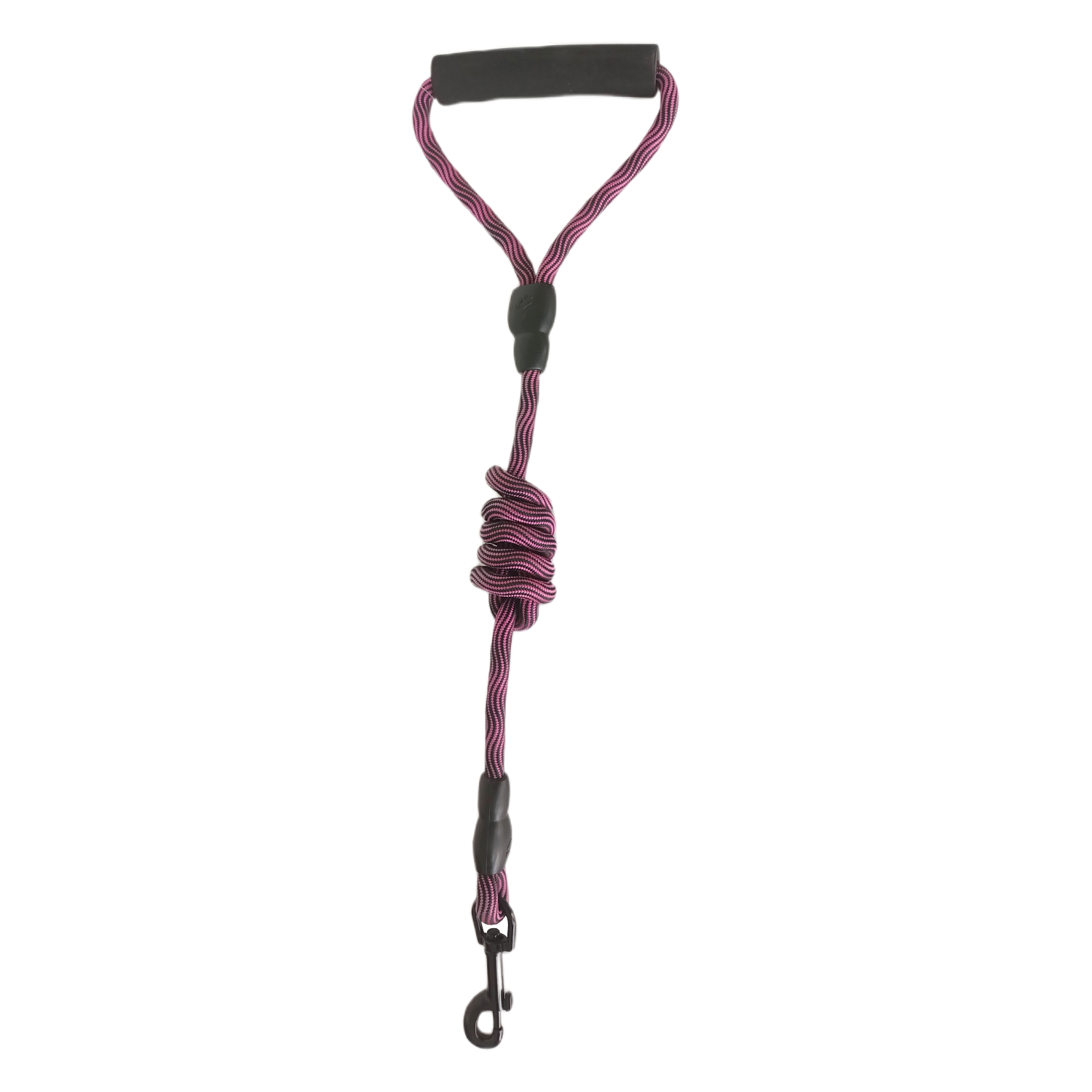 Köpek Göğüs Tasma Seti Dalga Desenli 2 cm*40-58 cm Mor-Pembe - Lisinya