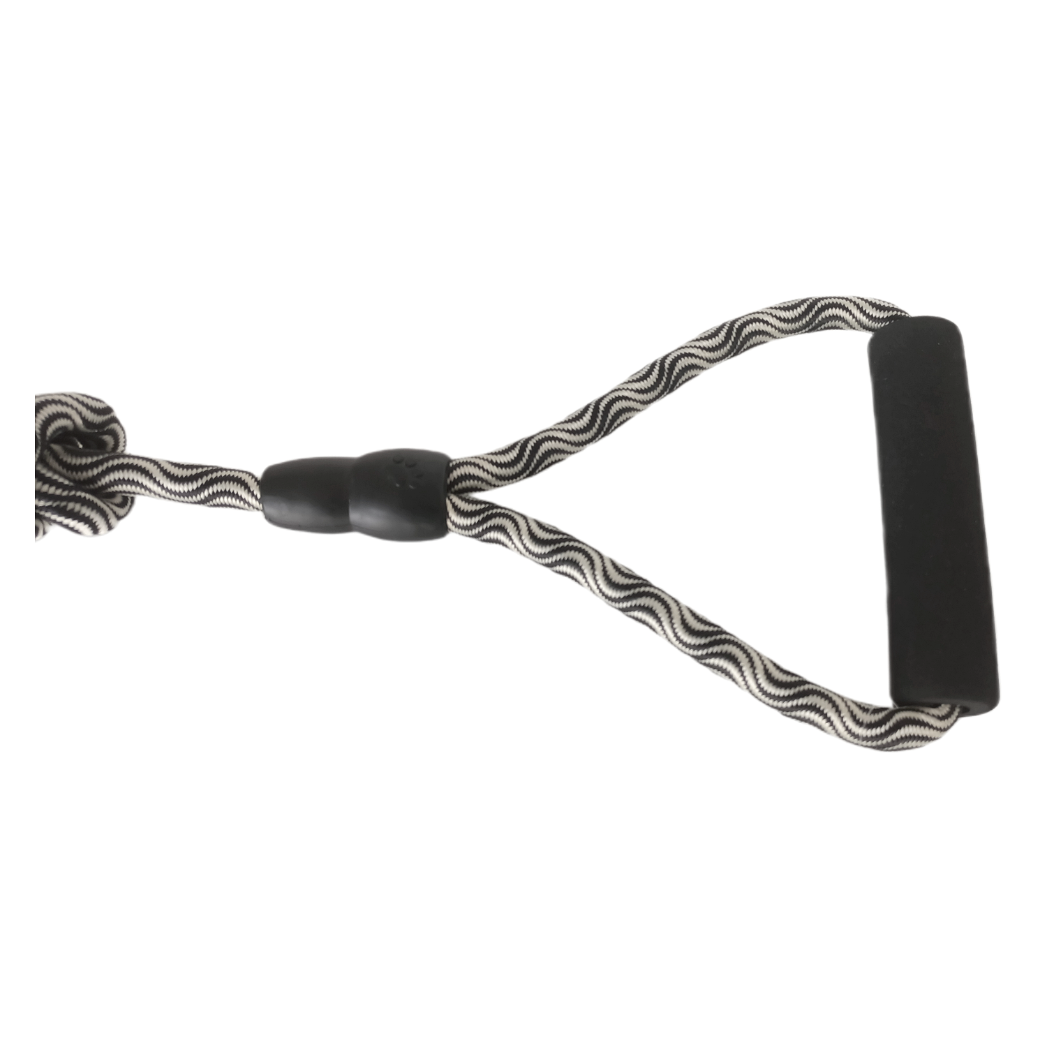 Köpek Göğüs Tasma Seti Dalga Desenli 1.5 cm*35-48 cm Siyah-Beyaz - Lisinya