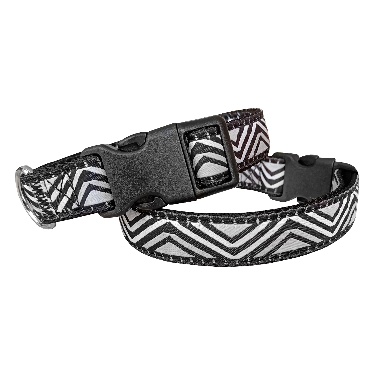 Dalga Desenli Dokuma Köpek Boyun Tasması 1,5 cm x 27-40 cm Siyah Lisinya205 Dalga Desenli Dokuma Köpek Boyun Tasması 1,5 cm x 27-40 cm Siyah