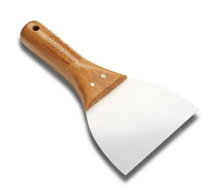 Dekor 002 Macun Ispatulası 8 cm Ahaşap Saplı Lisinya202 Dekor 002 Macun Ispatulası 8 cm Ahaşap Saplı