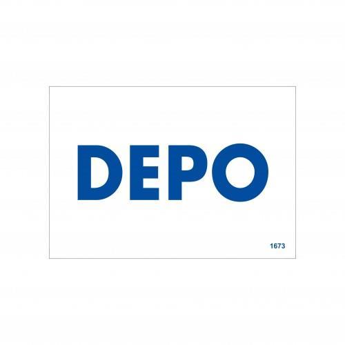 Lisinya202 Depo Uyarı Levhası 17,5x25 KOD:1673