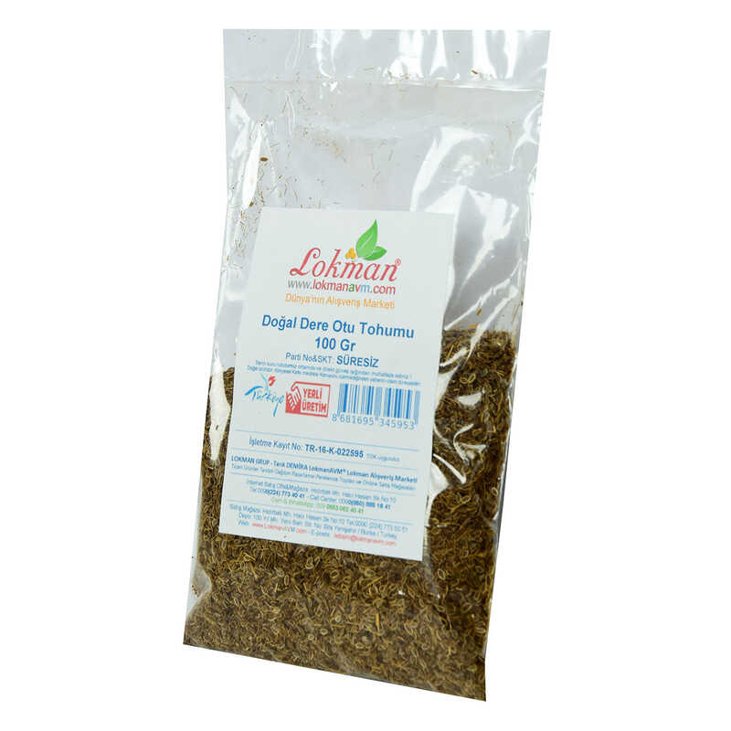 Lisinya214 Dere Otu Tohumu Doğal 100 Gr Paket