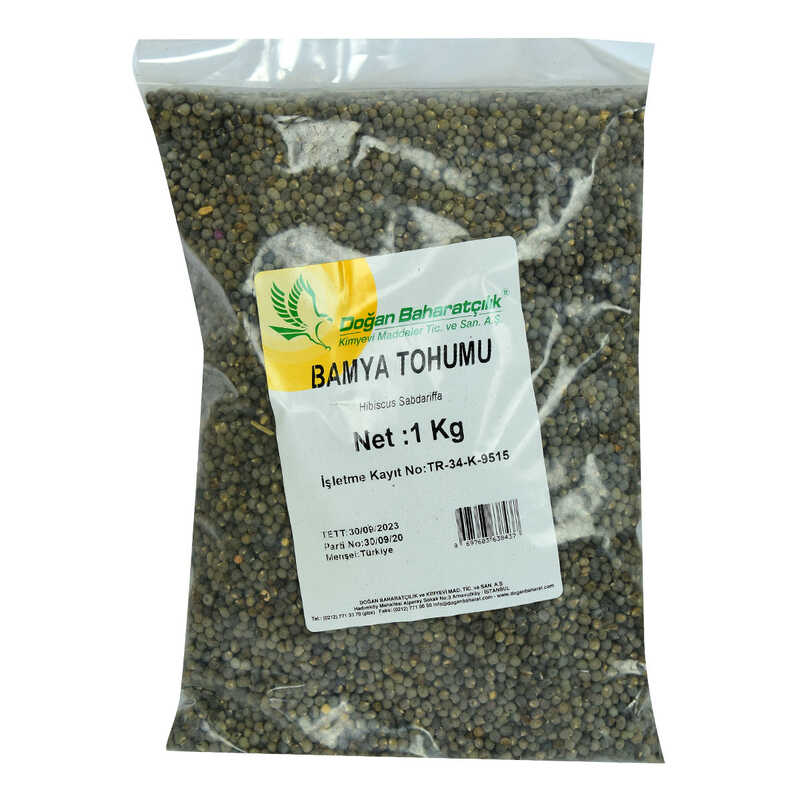 Lisinya214 Doğal Bamya Tohumu 1000 Gr Paket