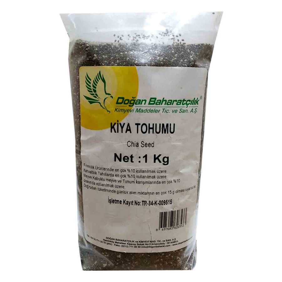 Doğal Chia Tohumu 1000 Gr Paket - Lisinya