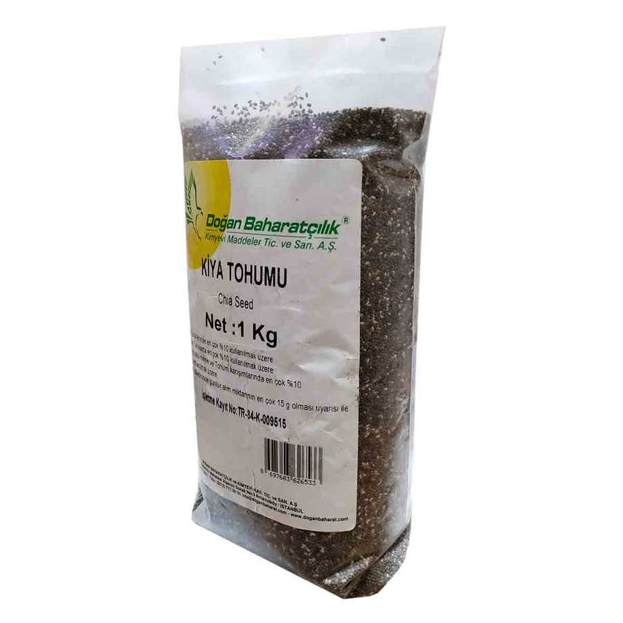 Doğal Chia Tohumu 1000 Gr Paket - Lisinya