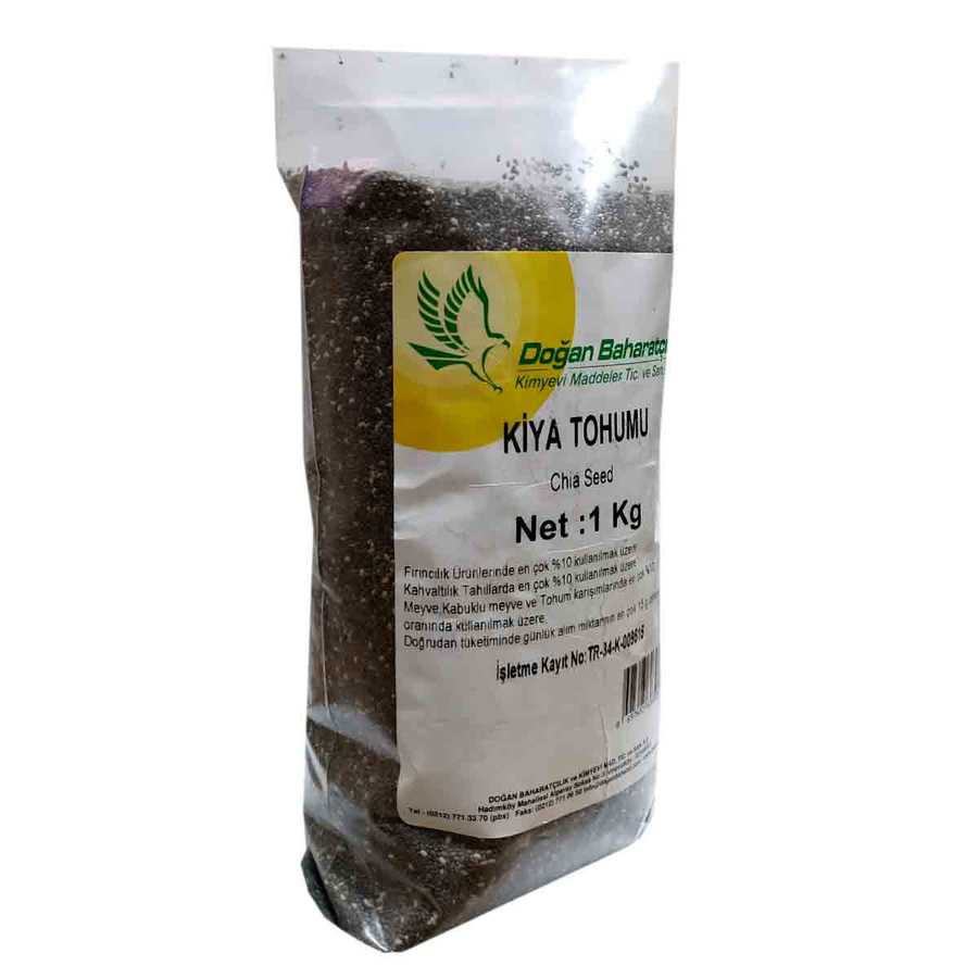 Doğal Chia Tohumu 1000 Gr Paket - Lisinya