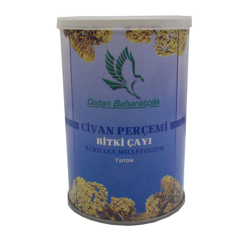 Doğal Civanperçemi Otu 100 Gr Teneke Kutu - Lisinya