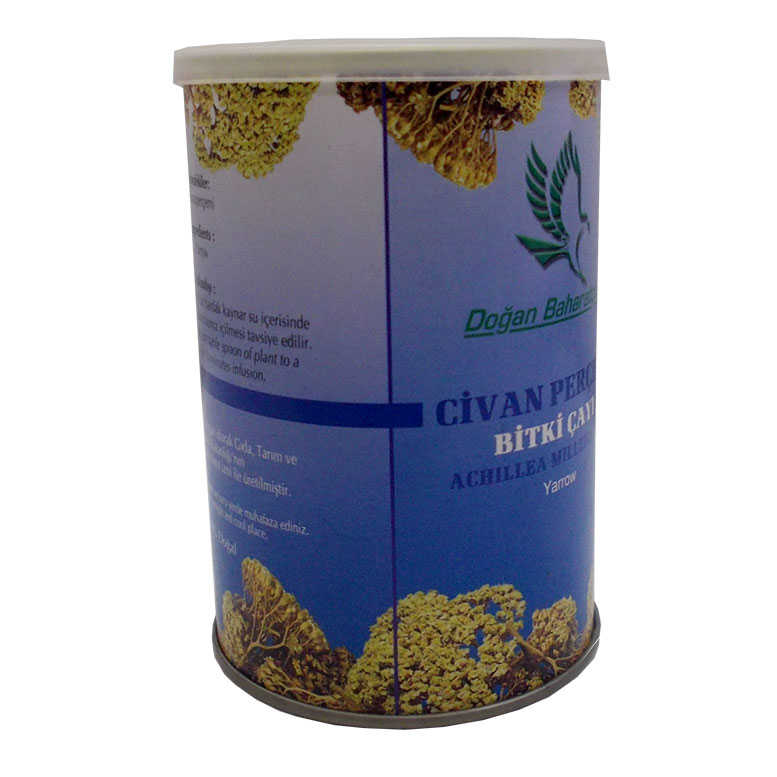 Doğal Civanperçemi Otu 100 Gr Teneke Kutu - Lisinya