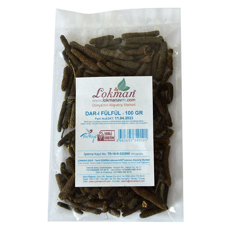 Lisinya214 Doğal Darı Fülfül - Uzun Biber 100 Gr Paket