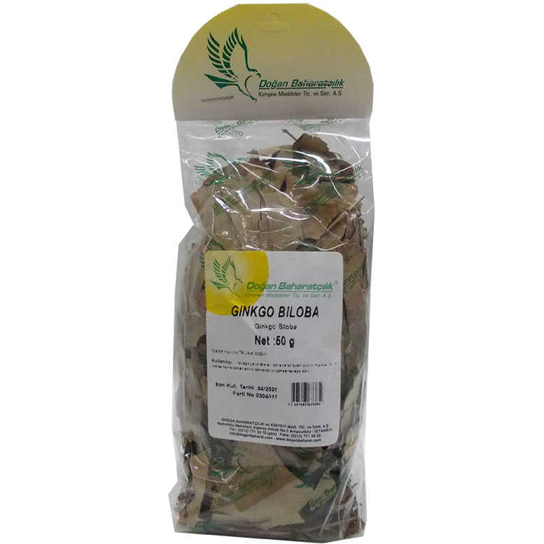 Doğal Ginkgo Biloba Yaprağı 50 Gr Paket - Lisinya