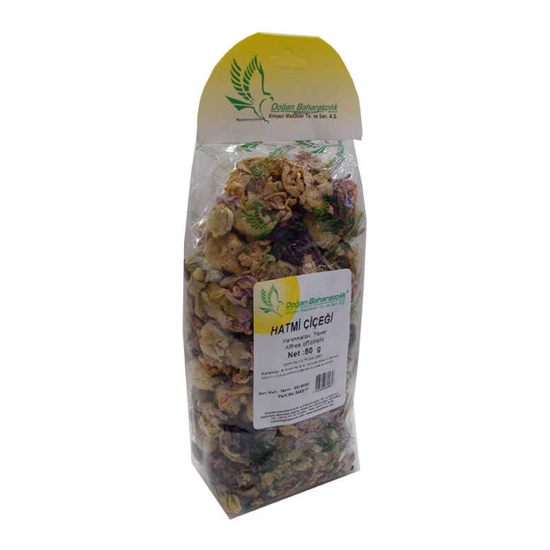 Doğal Hatmi Çiceği, Gül Hatmi 50 Gr Paket - Lisinya
