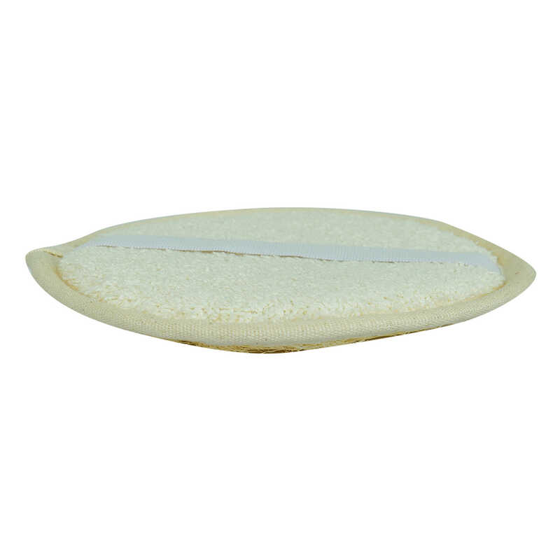 Lisinya214 Doğal Kabak Lifli Dıştan El Geçmeli Banyo Duş Kesesi Çap 15-17 Cm