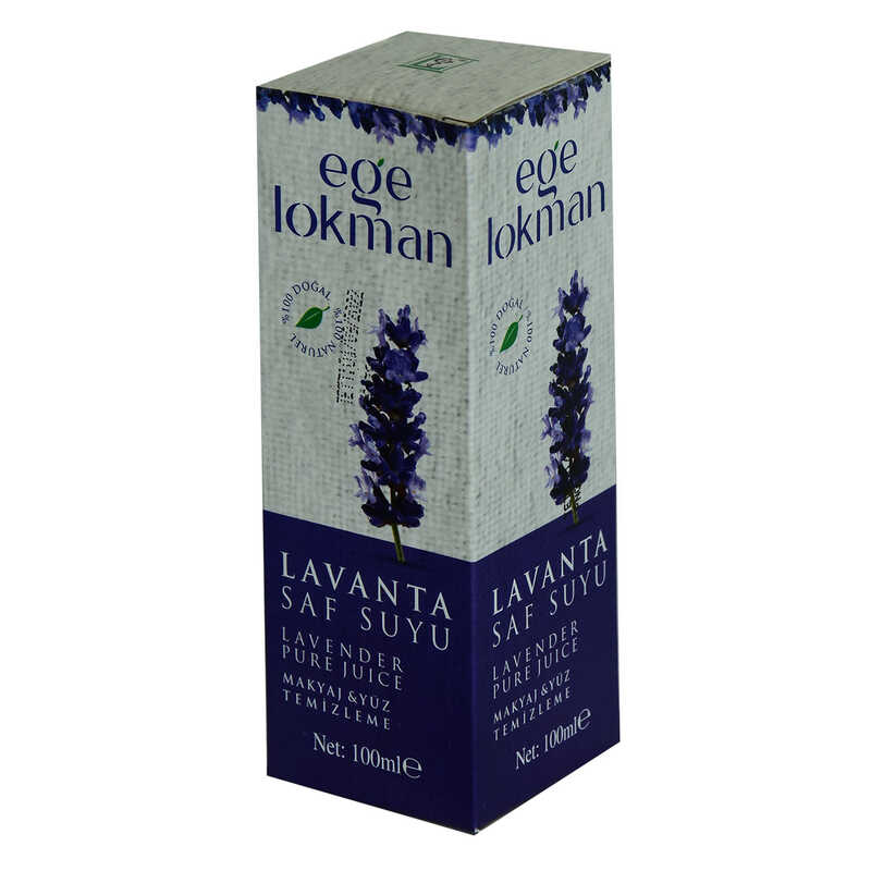 Lisinya214 Doğal Lavanta Saf Suyu Makyaj ve Yüz Temizleme 100 ML Spreyli Cam Şişe
