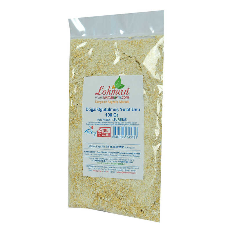 Lisinya214 Doğal Öğütülmüş Yulaf Unu 100 Gr Paket