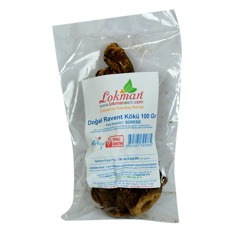 Doğal Ravent Kökü 100 Gr Paket - Lisinya