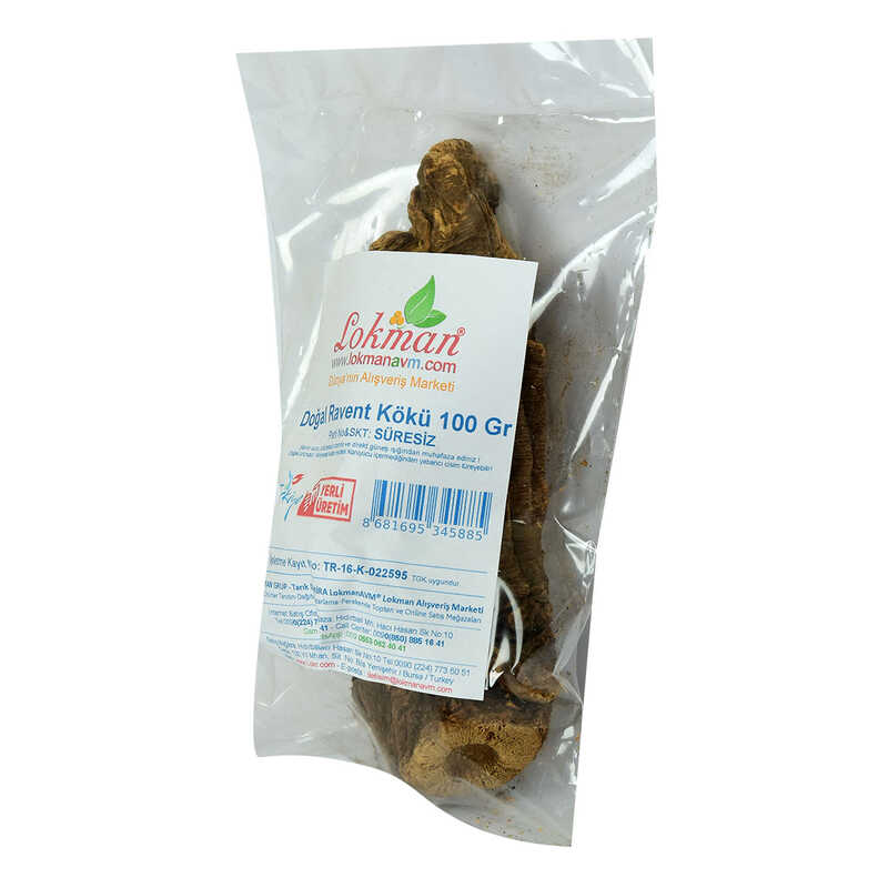 Doğal Ravent Kökü 100 Gr Paket - Lisinya