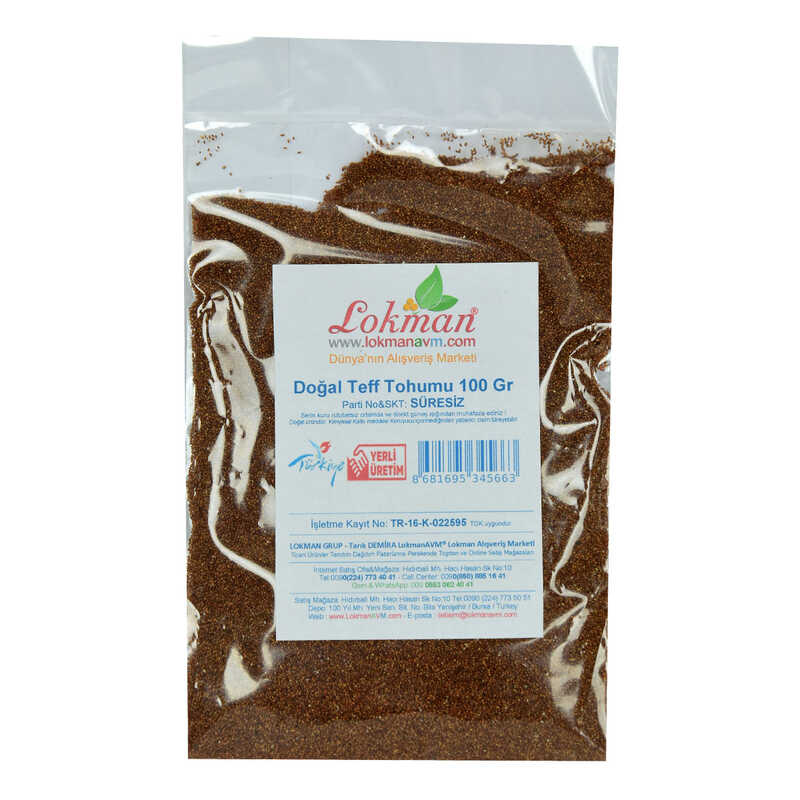 Doğal Teff Tohumu 100 Gr Paket - Lisinya