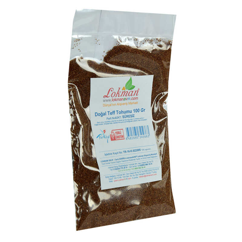 Doğal Teff Tohumu 100 Gr Paket - Lisinya
