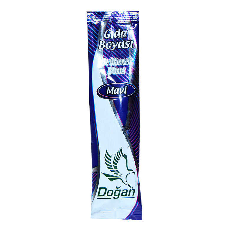 Lisinya214 Pasta Şerbet Slime Gıda Boyası Mavi Toz 9 Gr Paket