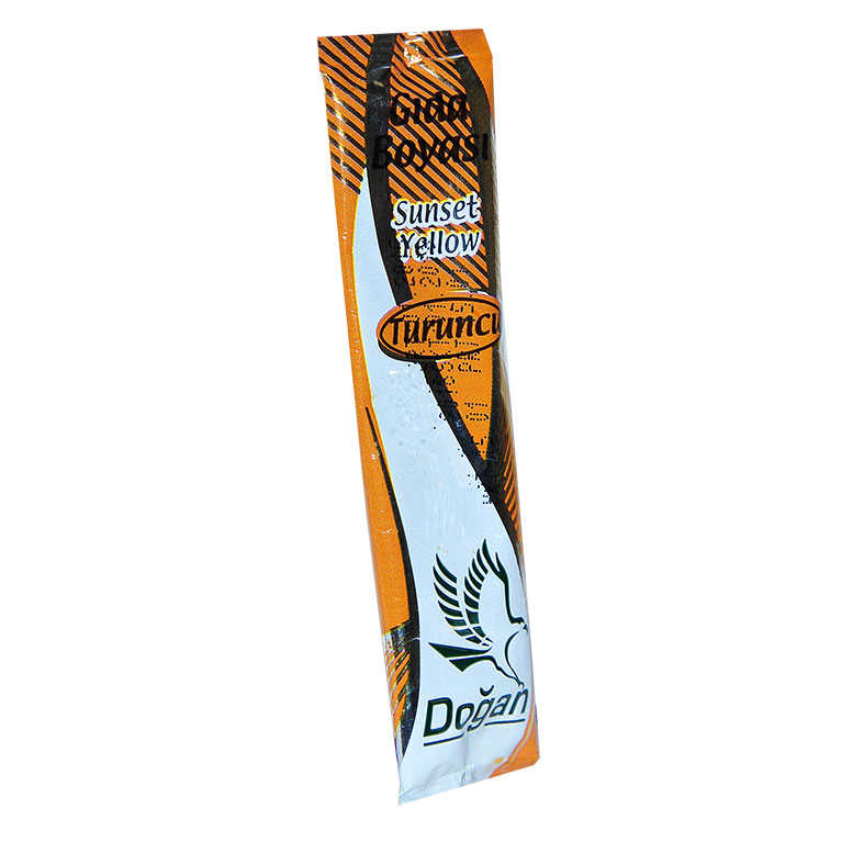 Lisinya214 Pasta Şerbet Slime Gıda Boyası Turuncu Toz 9 Gr Paket