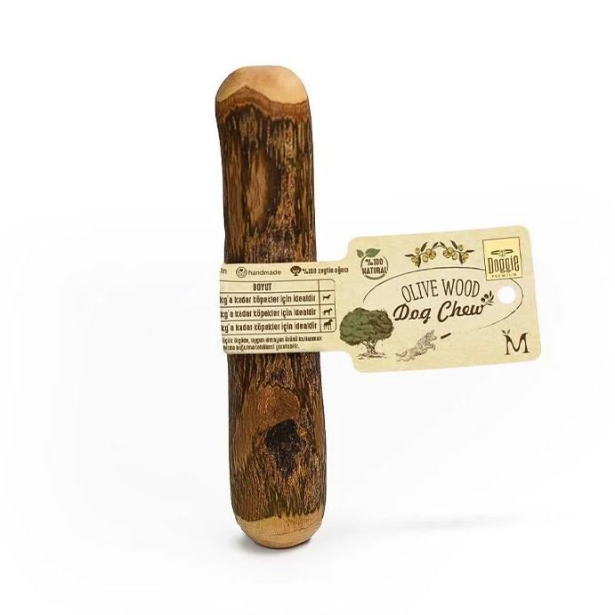 Doğal Zeytin Ağacı Çiğnenebilen Köpek Oyuncağı M 14 x 2,5 cm 15 kg - Lisinya