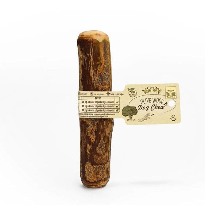 Doğal Zeytin Ağacı Çiğnenebilen Köpek Oyuncağı S 14 x 2 cm - 10 kg - Lisinya