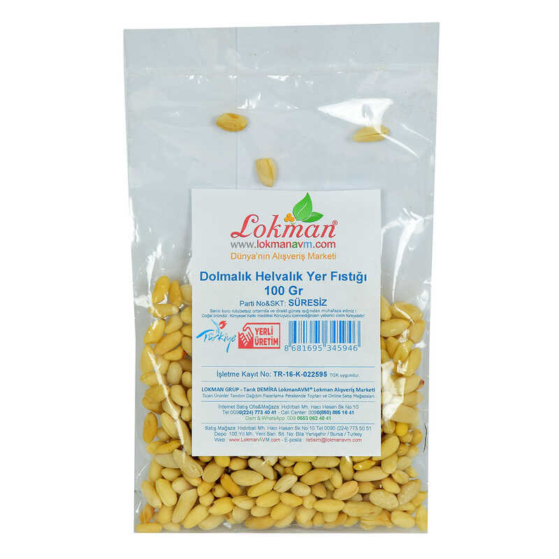 Dolmalık Helvalık Yer Fıstığı 100 Gr Paket - Lisinya