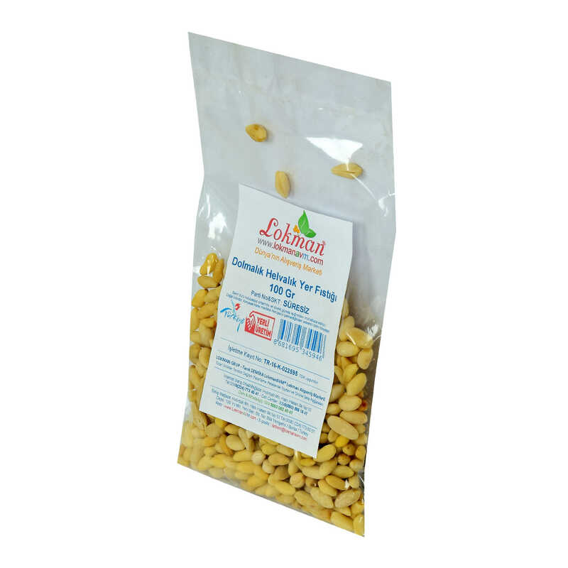 Dolmalık Helvalık Yer Fıstığı 100 Gr Paket - Lisinya