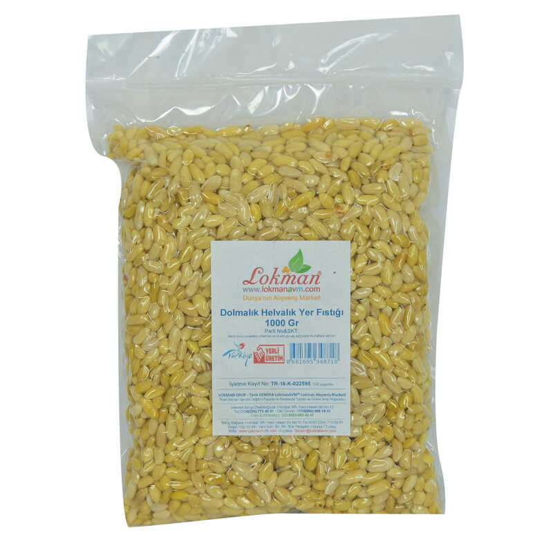 Dolmalık Helvalık Yer Fıstığı 1000 Gr Paket - Lisinya