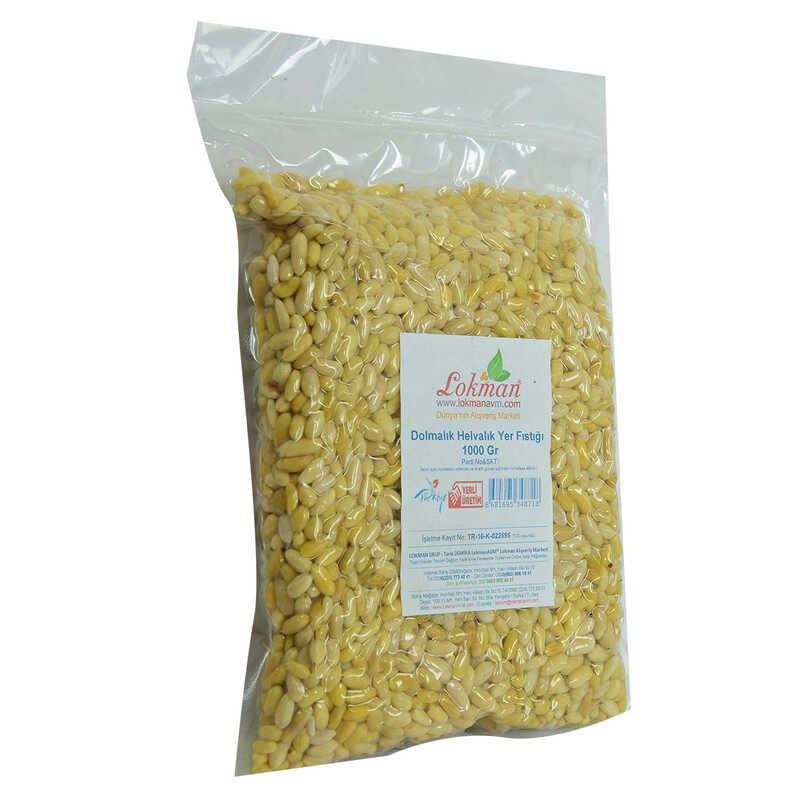 Dolmalık Helvalık Yer Fıstığı 1000 Gr Paket - Lisinya