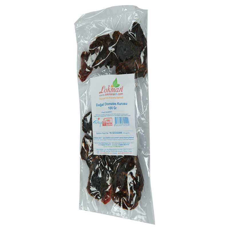 Lisinya214 Domates Kurusu Yarım Ay Kesim 100 Gr Paket