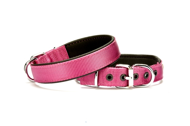Lisinya205  Softlu Dokuma Köpek Tasması 2,5 cm x 50 cm Mor