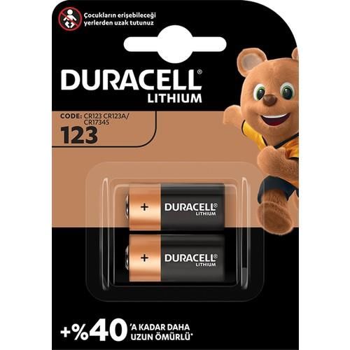 123A 3 Volt Lityum Pil 2 Adet Lisinya202 Duracell 123A 3 Volt Lityum Pil 2 Adet