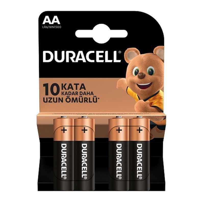 Lisinya202 Duracell Alkalin Pil AA 4 lü Paket