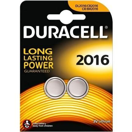 Lisinya202 Duracell CR 2016 Lityum Pil 3 Volt 2 li Paket