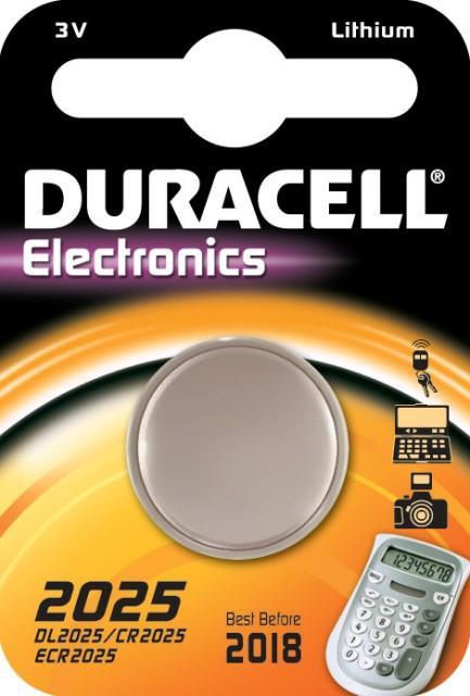 Lisinya202 Duracell CR 2025 Lityum Pil 3 Volt