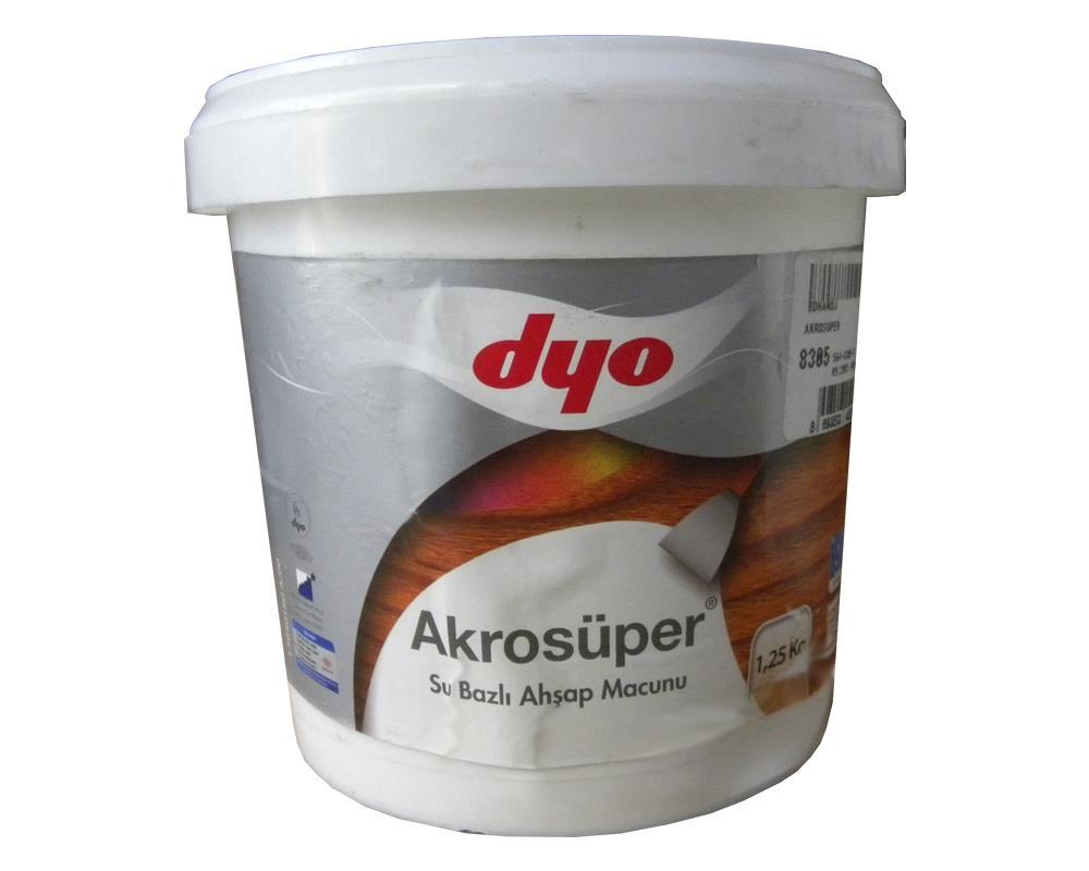 Lisinya202 Dyo Akrosüper Ahşap Macunu 1,25 Kg