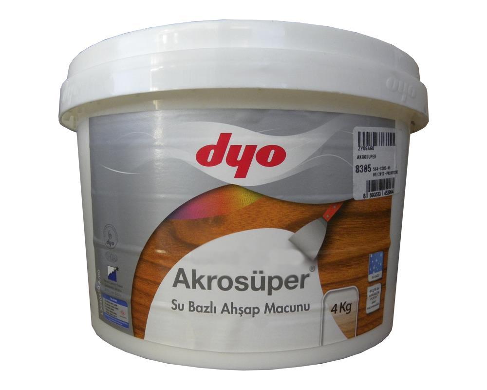 Lisinya202 Dyo Akrosüper Ahşap Macunu 4 Kg