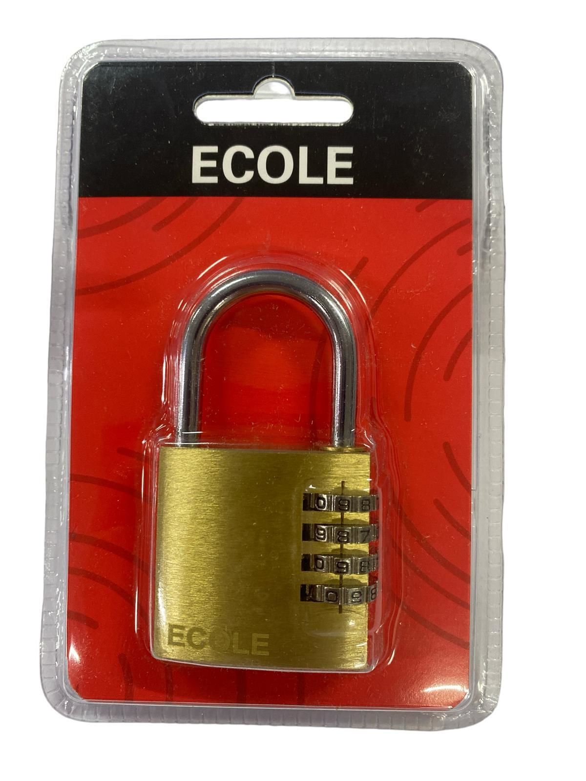 Ecole Şifreli Asma Kilit 40 mm - Lisinya