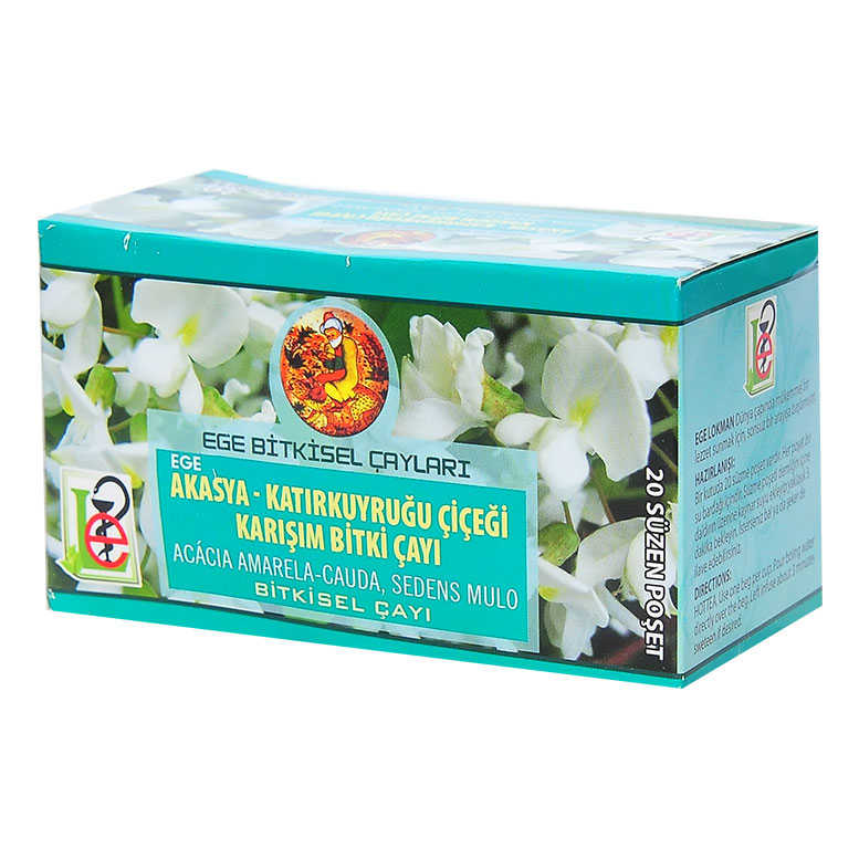 Lisinya214 Akasya Katırkuyruğu Çiçeği Karışım Bitki Çayı 20 Süzen Poşet