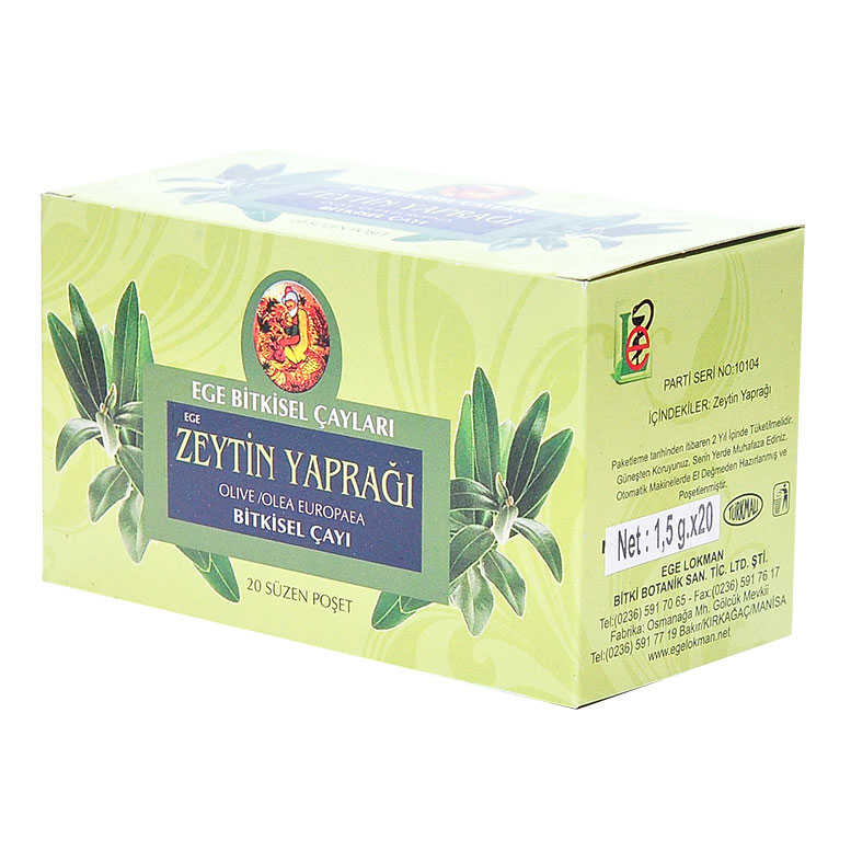 Lisinya214 Zeytin Yaprağı Bitki Çayı 20 Süzen Poşet