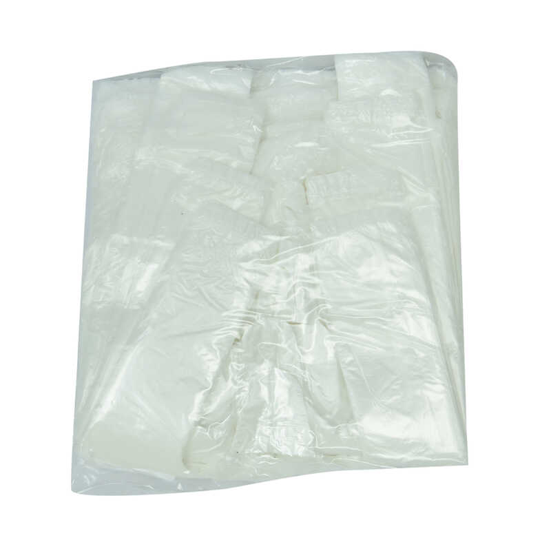 Ekonomik Mini Boy Atlet Hışır Poşet 30X20 Cm İnce Beyaz 250 Adet 1 Paket - Lisinya