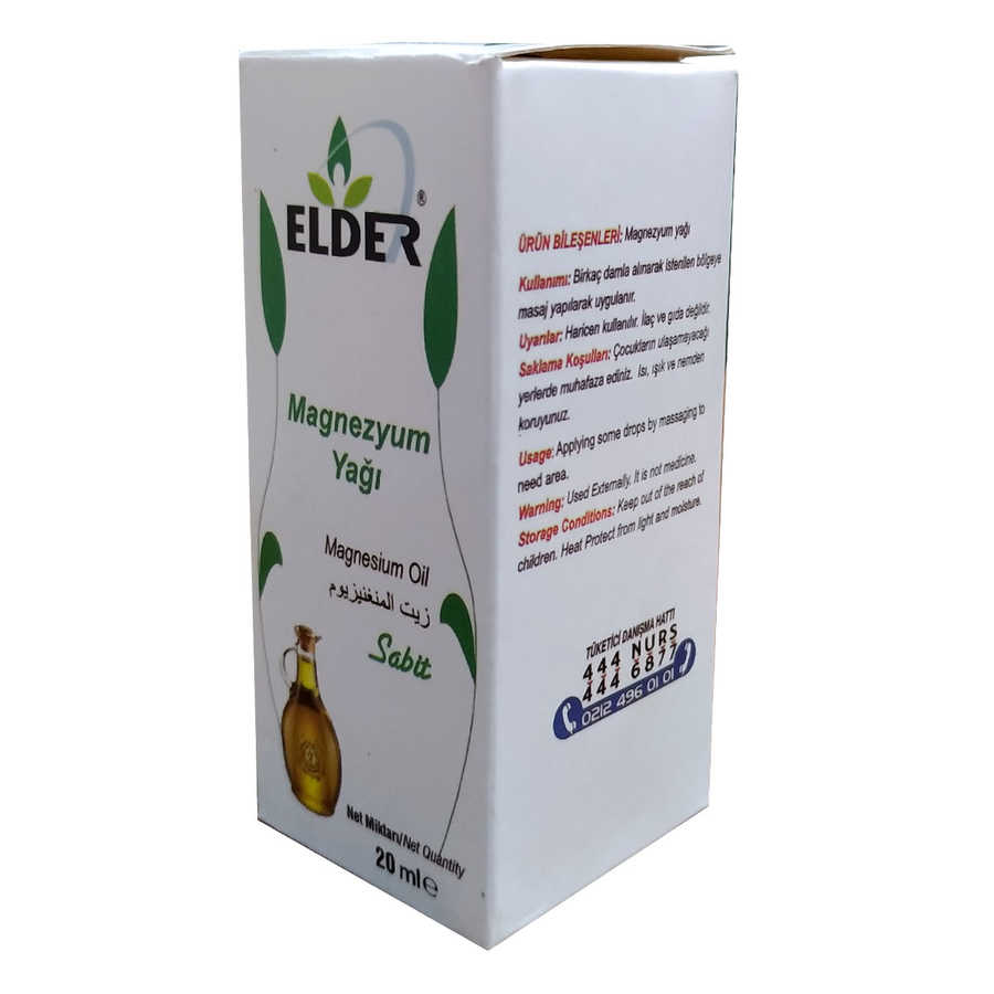 Elder Magnezyum Yağı 20 ML - Lisinya