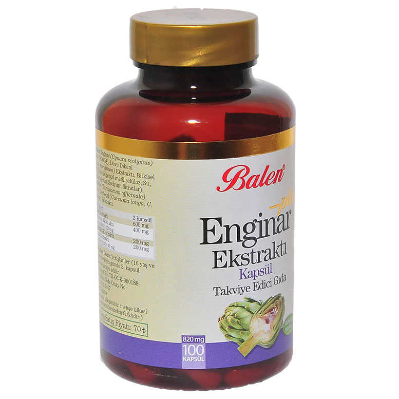 Lisinya214 Enginar Ekstraktı Plus+ 100 Kapsül
