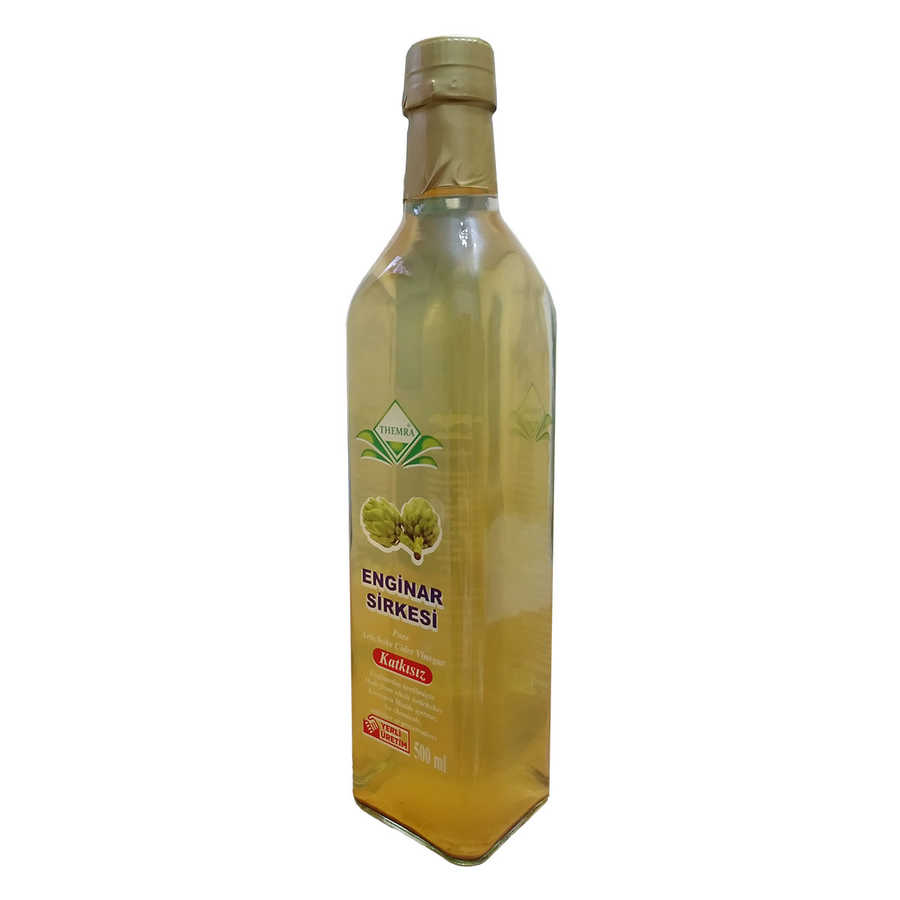 Lisinya214 Enginar Sirkesi Cam Şişe 500 ML
