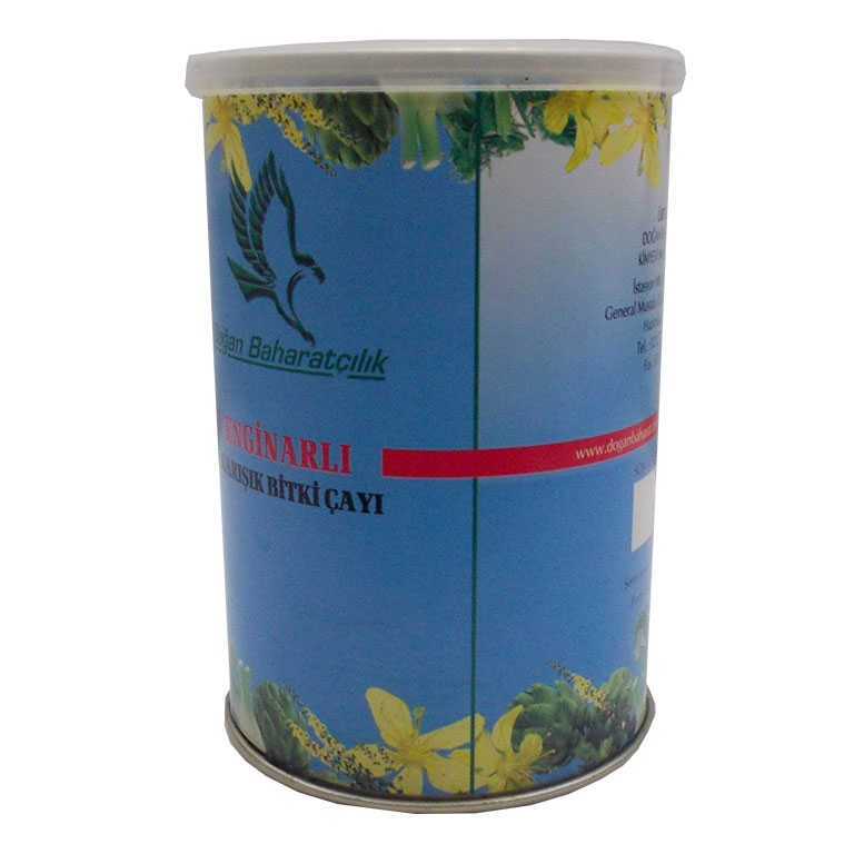 Lisinya214 Enginarlı Karışık Bitkisel Çay 100 Gr Teneke Kutu
